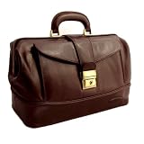 Maxwell Scott - Sacoche de type docteur en cuir marron de luxe (DonniniS)