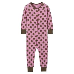 Just One Year Thermal Unionsuit- Polka Dot