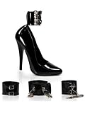 Domina High Heel Pumps mit Fesselmanschetten DOMINA-434 Schwarz