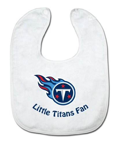 NFL Tennessee Titans White Snap Bib with Team Logo