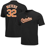 Matt Wieters #32 Baltimore Orioles Majestic Black Adult Player T-shirt
