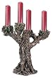 Greenman Candle Holder - Cold Cast Resin - 8.5" Height