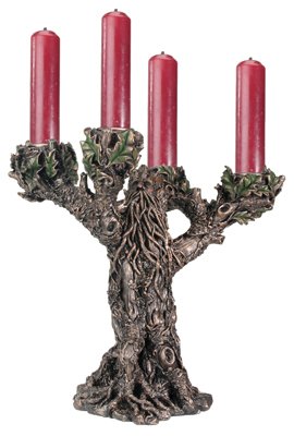 Greenman Votive / Candle Forest Candleholder
