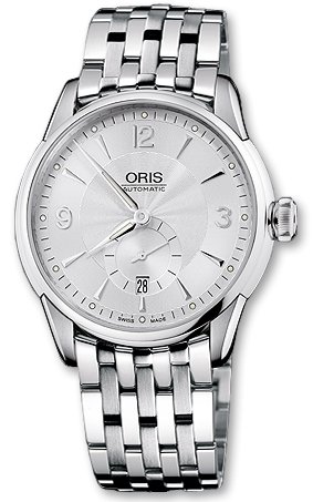 Oris Mens 623 7582 4071MB Artelier Small Second Date Watch