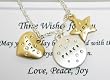 Peace Love Joy Holiday Gift Necklace