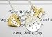 Peace Love Joy Holiday Gift Necklace