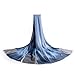 Ysiop Women Gradient Scarf Tassel Sunscreen Shawl Beach Wrap with Gift Bag