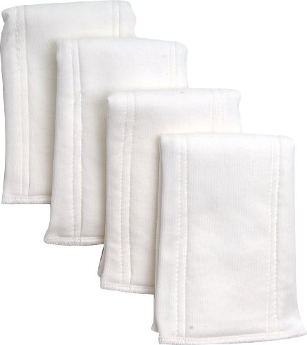 Under The Nile Pre-Fold Diaper 4 Pack, Natural 14x18