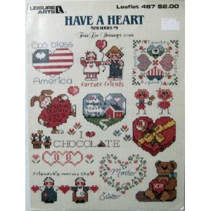 Have a Heart - Mini Series #9 - Cross Stitch (Leisure Arts, Leaflet #487)
