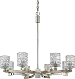 Quoizel RAN5008IS Annalie 8 Light Single Tier Chandelier in Imperial Silver