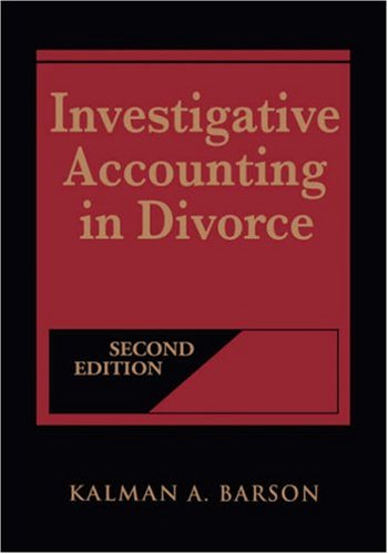 Investigative Accounting in Divorce On Sale