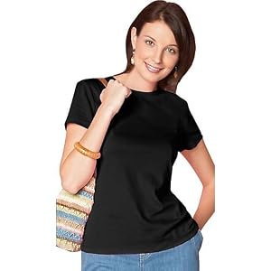 Plus Liz Claiborne Crew Neck T-Shirt