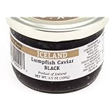Black Lumpfish Caviar pasteurized caviar 3.5 oz 100 gr Iceland by 