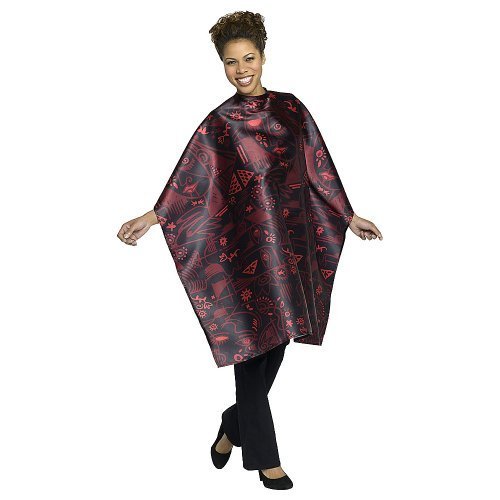 Andre Picasso Styling Cape, Black/Red