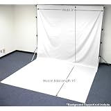 CHROMAKEY WHITE MUSLIN 9'X15' BACKDROP BACKGROUND SCREEN