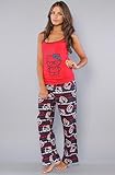 Hello Kitty Intimates The Preppy Cutie Word Print Cami PJ,Sleepwear for Women