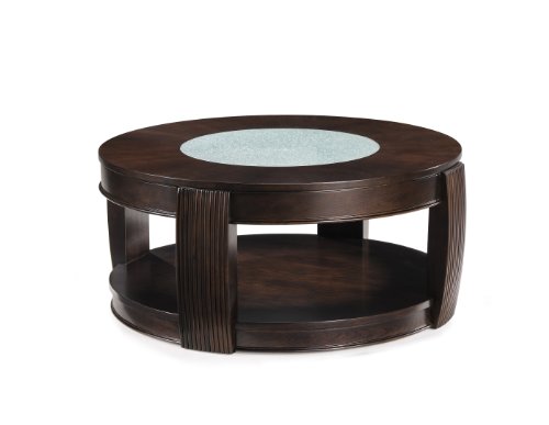 Magnussen T1738 Ino Burnt Umber Finish Wood and Glass Rd Cocktail Table Magnussen T1738 Ino Burnt Umber Finish Wood and Glass Rd Cocktail Table