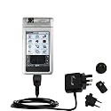 International Wall / AC Charger for the Sony Clie NR70V - Gomadic Brand w/ TipExchange Technology