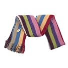Mens Striped Reversible Winter Scarf