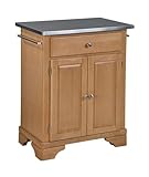 Stainless Steel Top on Maple Cabinet by Home Styles - Light Wood (9003-0092 ....