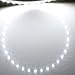 uxcell® 100mm White 33 SMD LEDs Angel Eyes Halo Ring