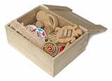 1〜2才の誕生日お祝いセット(Gタイプ)木のおもちゃ 知育玩具 1才、2才、3才〜出産祝いにお薦め♪ Wooden baby toys Boxes