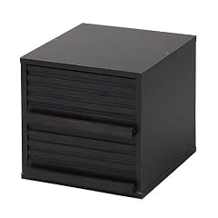 JKプラン 和調キューブBOXシリーズ CD引き出しタイプ ダークブラウン yh-162 yh-162-db