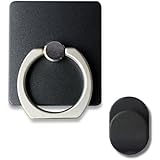 MAXROCK TM Universal Ring Phone Car Holder Mount and Stand for Iphone 4s, 5 ,6, 6plus Andriod Phones, Tablets - (Black)