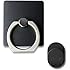 MAXROCK TM Universal Ring Phone Car Holder Mount and Stand for Iphone 4s, 5 ,6, 6plus Andriod Phones, Tablets - (Black)