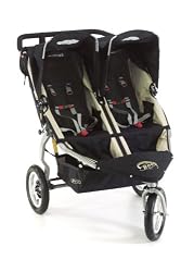 BOB Revolution 12" Aluminum Wheel Duallie Stroller in Black