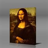 LEANARDO DA VINCI Mona Lisa Gallery Framed Canvas Art Poster Print Ready To Hang New