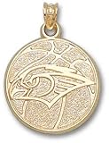 Atlanta Hawks Solid 14K Gold Basketball 3/4'' Pendant