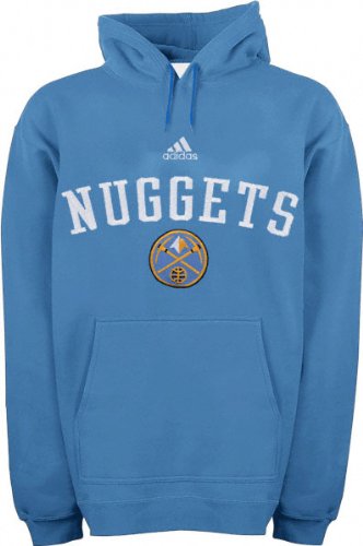 Denver Nuggets Light Blue Junior Arch Fleece Hooded Sweatshirt