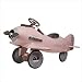 American-retro Pretty In Pink Pedal Airplane
