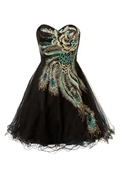 Plus Size Strapless Metallic/Satin/Tulle Two-Toned Sweetheart  Beaded Sequined Spaghetti Strap Cocktail Homecoming Dress  With Ruffles