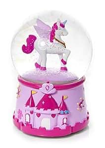 Amazon.com: Magical Musical Unicorn Snow Globe Snowglobe Water Globe for Girls: Home & Kitchen