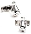 Sterling Penguin Cufflinks - Animal Themed Formal Wear - Cufflinks
