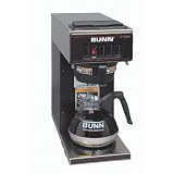 BUNN 133000011 VP17 1BLK Pourover Coffee Brewer with One Warmer B