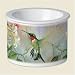 Kitchen & Housewares : Stoneware Two-Piece Dip Chiller with Hummingbird and Honeysuckle Design