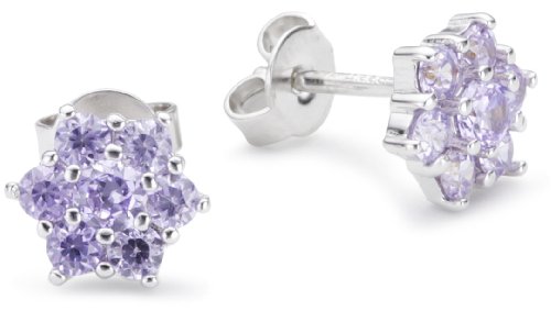 Esprit Damen-Ohrringe Prelude light purple 925 Sterlingsilber S.ESER91080E000 Preisvergleich