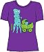Urban Outfitters Lora Norton Octo and Baby Purple Juniors T-Shirt Tee