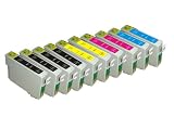10pk Premium Epson Remanufactured #69 / T069120 for Epson Stylus NX105, NX110, NX115, NX215, NX305, NX415, NX510, NX515 WorkForce 310, 315, 610, 615 (T069- BK, C, M, Y)