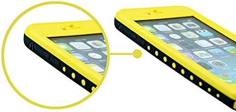 MAG Digital Iphone 6 Plus Waterproof Case [New Version] 6.6ft Underwater Shockproof Snow Proof Dirt Proof Protection Case Impact Resistant Cover for Iphone 6 Plus 5.5 Inch (yellow)