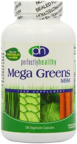 Mega Greens Perfectly Healthy - Pack of 180 Capsules by Mega greens