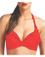 Freya In The Mix Black Banded Halter Bikini Top