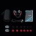 2015 Newest Bluetooth 4.0 Wireless Stereo Earbuds with Noise Cancellation Sports Earphones Headphones, Say Yes or No to pick or reject call, Support 5 Languages Voice Prompt Headsets with Voice Control Function. (Black)