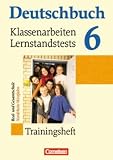 Produkt-Bild: Deutschbuch - Trainingshefte - zu allen Grundausgaben: 6. Schuljahr - Klassenarbeiten, Lernstandstests - Nordrhein-Westfalen: Trainingsheft mit eingelegten L&ouml;sungen