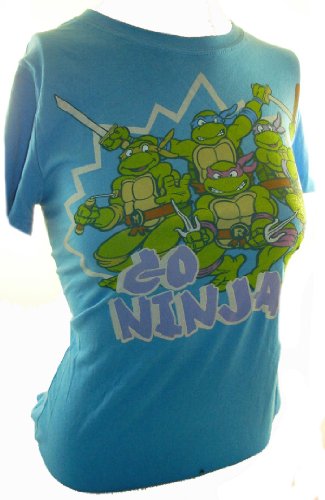  Teenage Mutant Ninja Turtles Ladies T-Shirt - TMNT Go Ninja