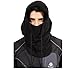 Ohuhu Multi-Purpose Tactical Sports Balaclava Outdoor Winter Wind Proof - Ski Motorcycle Full Face Mask, Black