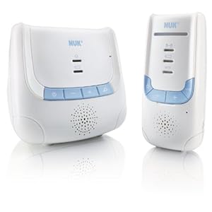 NUK Babyphone Eco Control DECT 266 mit Full Eco Mode; 100% frei von hochfrequenter Strahlung im Stand-by Qualitätsurteil GUT Stiftung Warentest 5/2011